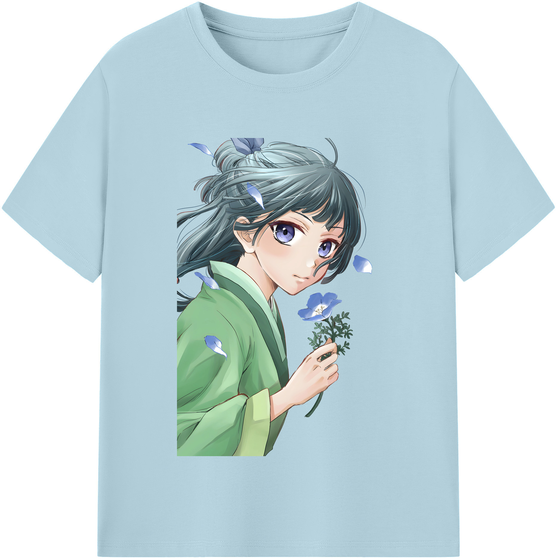 （画像用） 薬屋のひとりごと The Apothecary Diaries 綿100％半袖Tシャツ（フロントプリント）